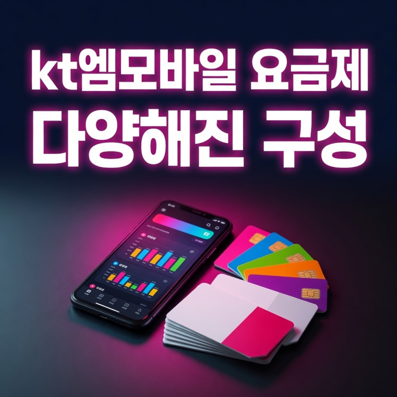 kt m모바일 요금제 종류 한눈에 정리