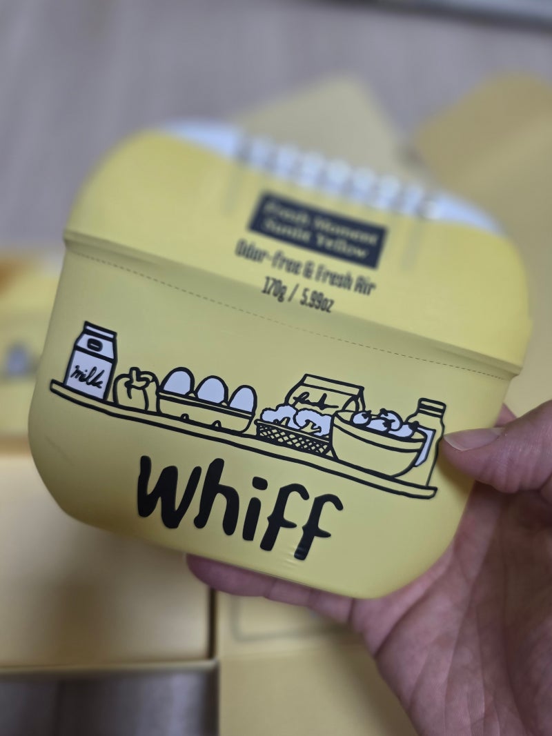 [위프 신제품 냉장고탈취제 추천] 위프 whiff 프레시 모먼트 냉장고탈취제 후기