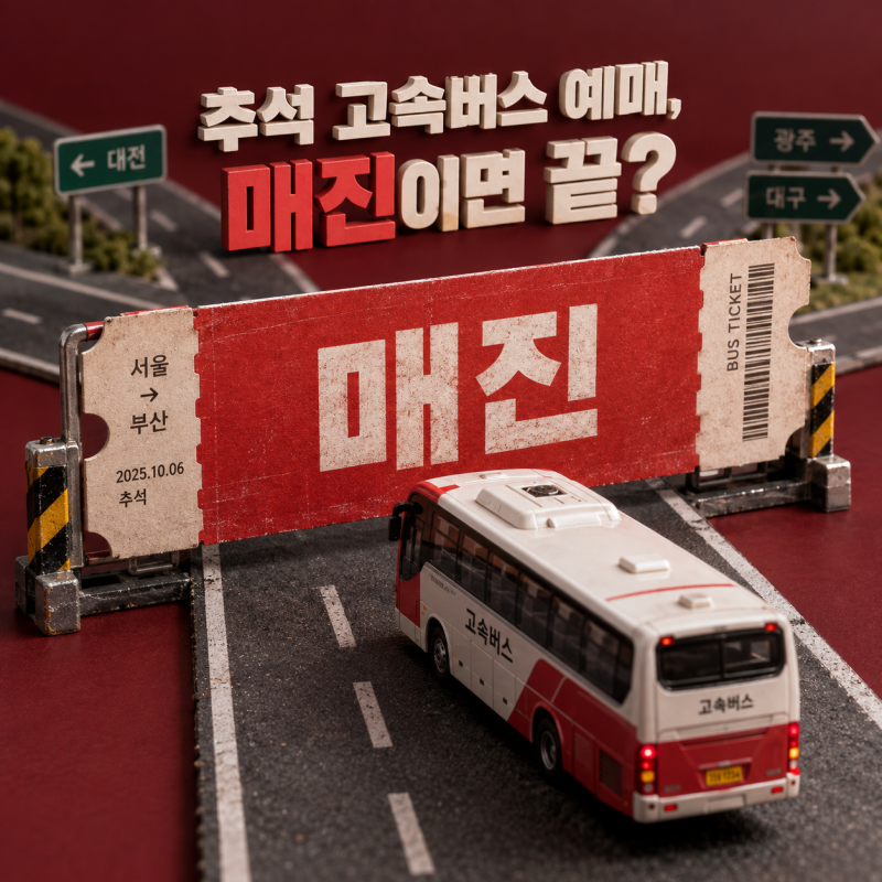 추석 KTX 매진이라면? 고속버스 취소표·잔여석·추가배차 찾는 순서