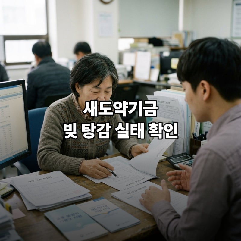 새도약기금 추심 중단은 빠른데 실제 소각은 왜 늦어질까요?