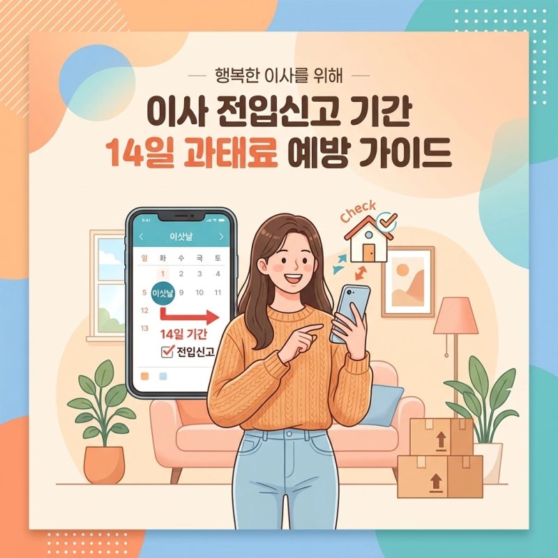 이사 전입신고 기간 14일 넘기면 과태료! 정부24 인터넷 3분 신청 절차