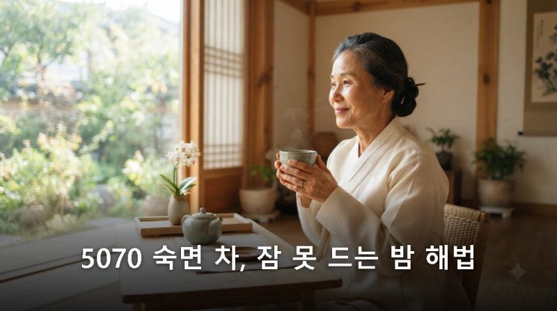 잠 못 이루는 밤, 개운한 아침을 위한 '이 차'는? ※숙면에 좋은 음식 차※
