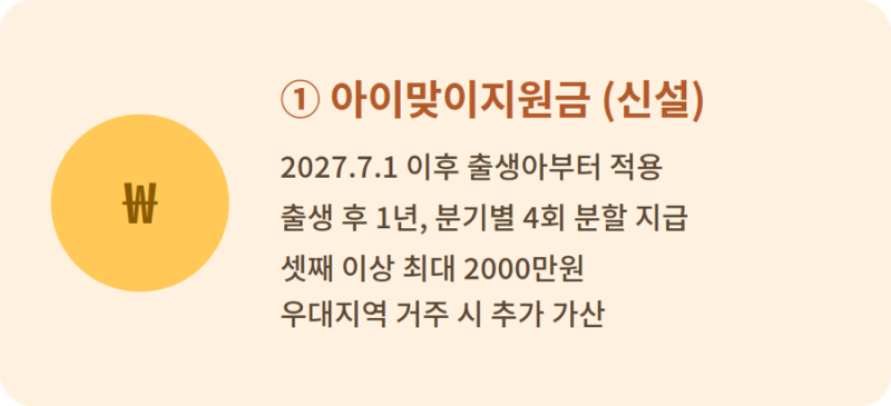 2027년 육아 지원금·정책 총정리 (아이맞이지원금, 육아휴직급여 등)