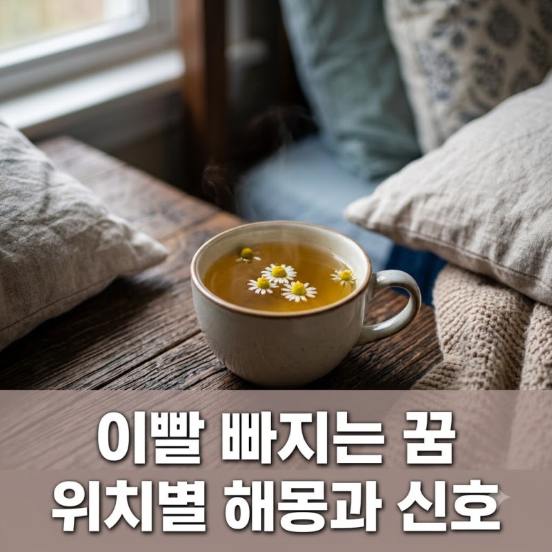 이빨 빠지는 꿈 "무조건 흉몽 아닙니다" 위치와 감정이 알려주는 진짜 신호