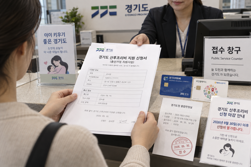 경기도 산후조리비 폐지 청원 1만 명 동의해도 도지사 답변만 의무화됩니다