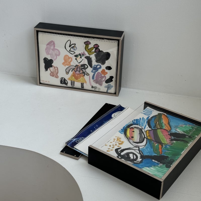 하이오즈 액자 보관함 아이 그림 작품 전시 최고 후기