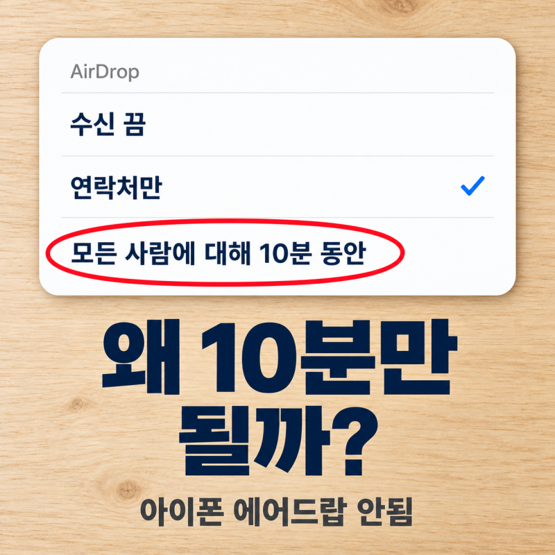 "제 폰만 안 뜨나요" 아이폰 에어드랍 안됨 안켜짐 고장인지 설정인지