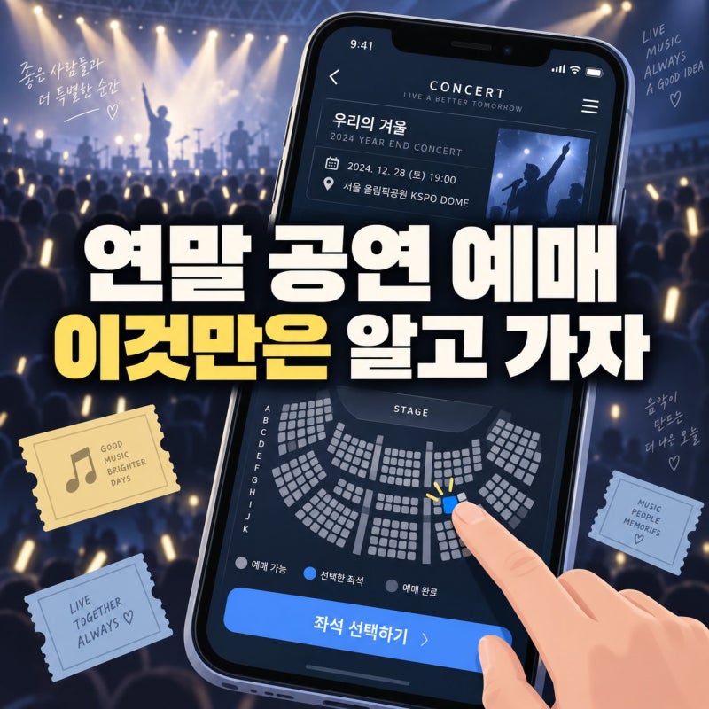 연말 공연 전시 예매 꿀팁, 예매처 비교부터 오픈런 대비까지
