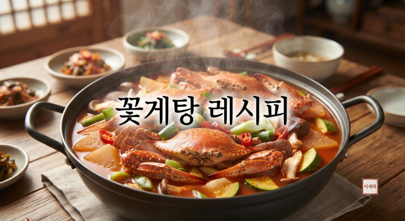 꽃게탕 레시피집에서도 시원하고 얼큰하게! 꽃게 손질부터 국물 비법까지 총정리