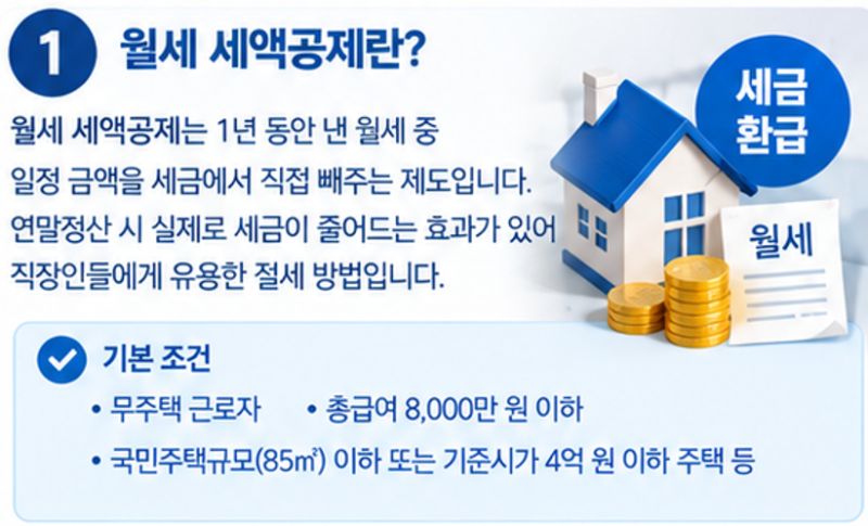 월세 세액공제 확대, 30대 직장인이 꼭 확인할 조건과 예상 혜택