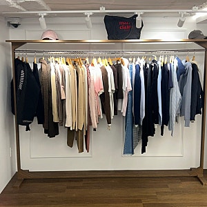 도산 쇼핑 가을니트코디 마리끌레르 부띠크 머플러 선물추천