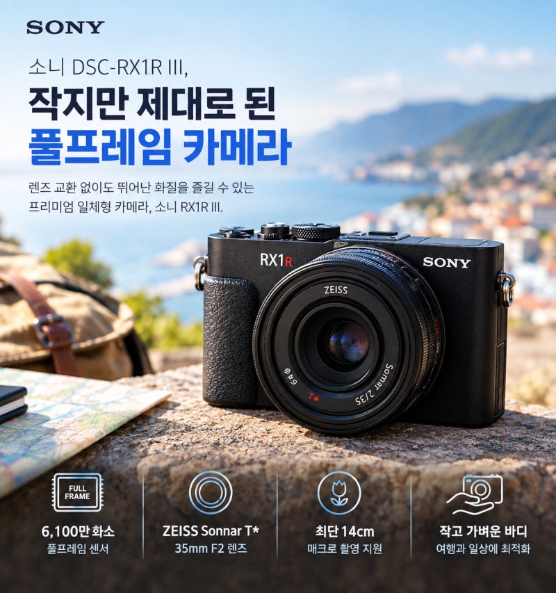 소니 RX1R3 렌즈는 35mm F2, 일상 스냅부터 렌즈 관리까지