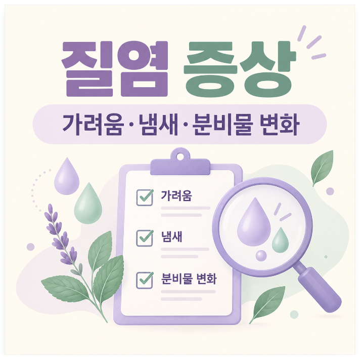 질염 증상, 가려움·냄새·분비물 변화로 알 수 있을까요?