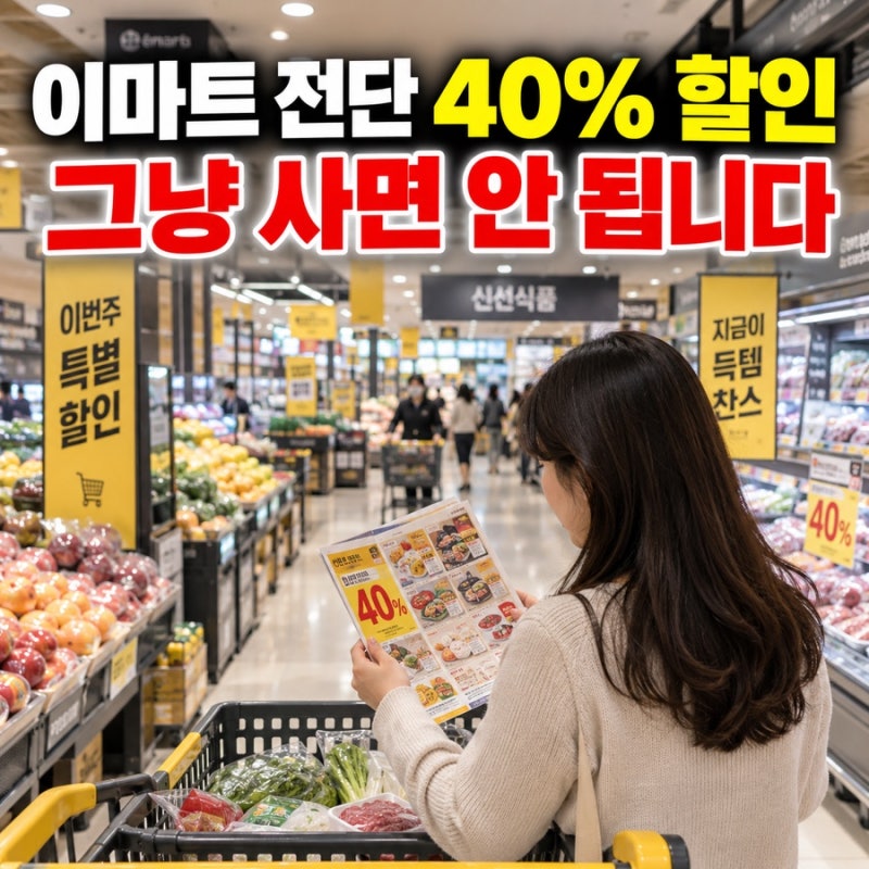 이마트 전단 40% 할인, 왜 계산대 가격이 다를까｜9월 할인 보는 법