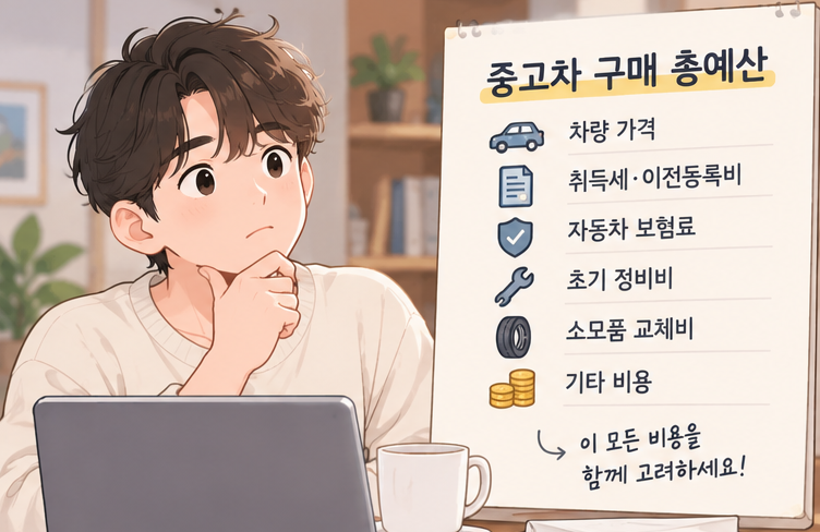 500만원대 중고차 알아본다면?, 경차부터 아반떼·SUV까지 추천