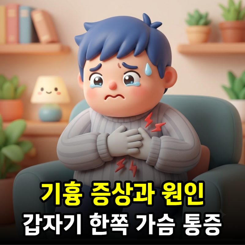 기흉 증상과 원인, 갑자기 한쪽 가슴 통증, 그냥 담일까?