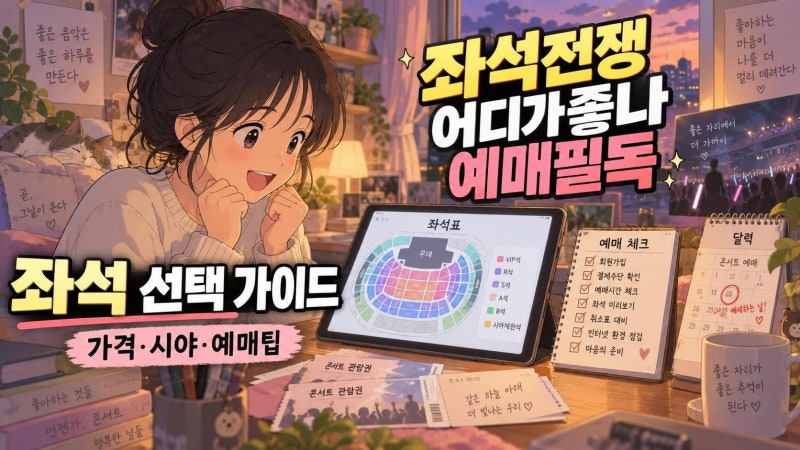 브루노마스 내한 좌석 선택 전 꼭 볼 가이드: 가격·시야·예매 전략 한 번에 정리