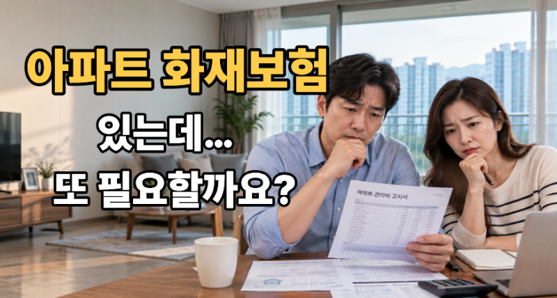 아파트 화재보험 있는데 또 필요할까? 주택화재보험에서 꼭 확인할 5가지