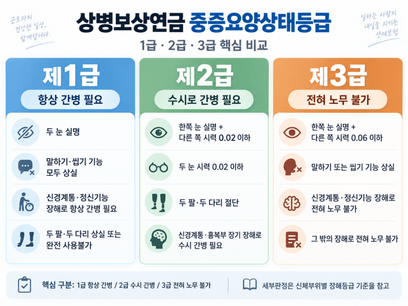 중증요양상태등급