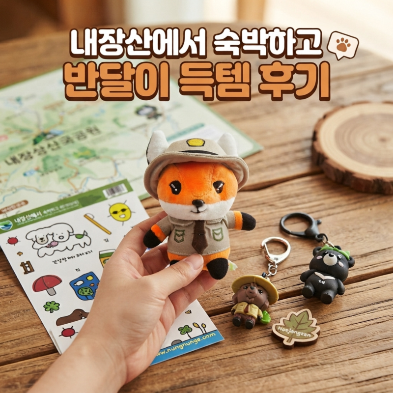 내장산생태탐방원, 지갑 열리는 국립공원 숍 굿즈샵 후기