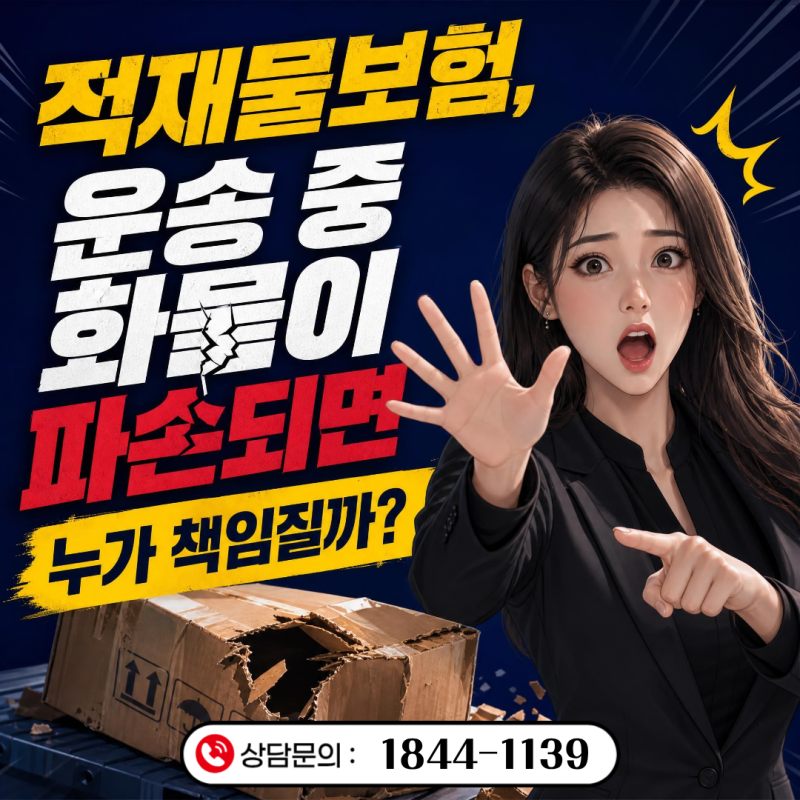 적재물보험, 운송 중 화물이 파손되면 누가 책임질까?