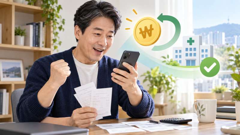 내가 못 받은 병원비 환급금이 있을까? 2026 건강보험료 환급금 조회 방법