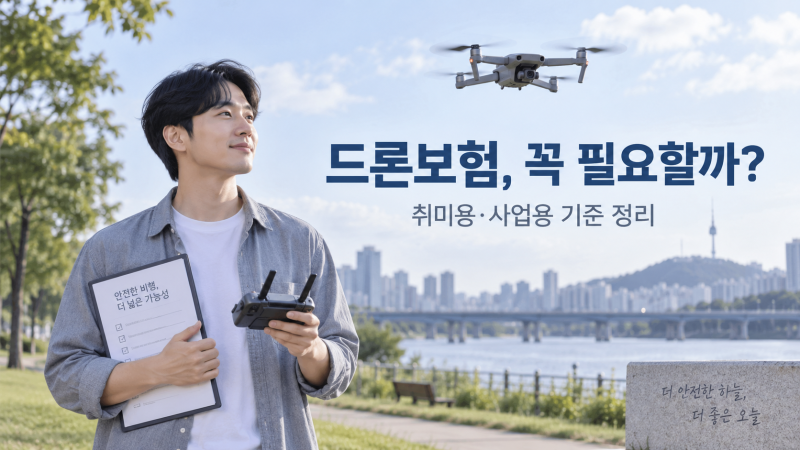 드론보험 의무가입 대상은 따로 있다? 국내 드론보험까지 총정리