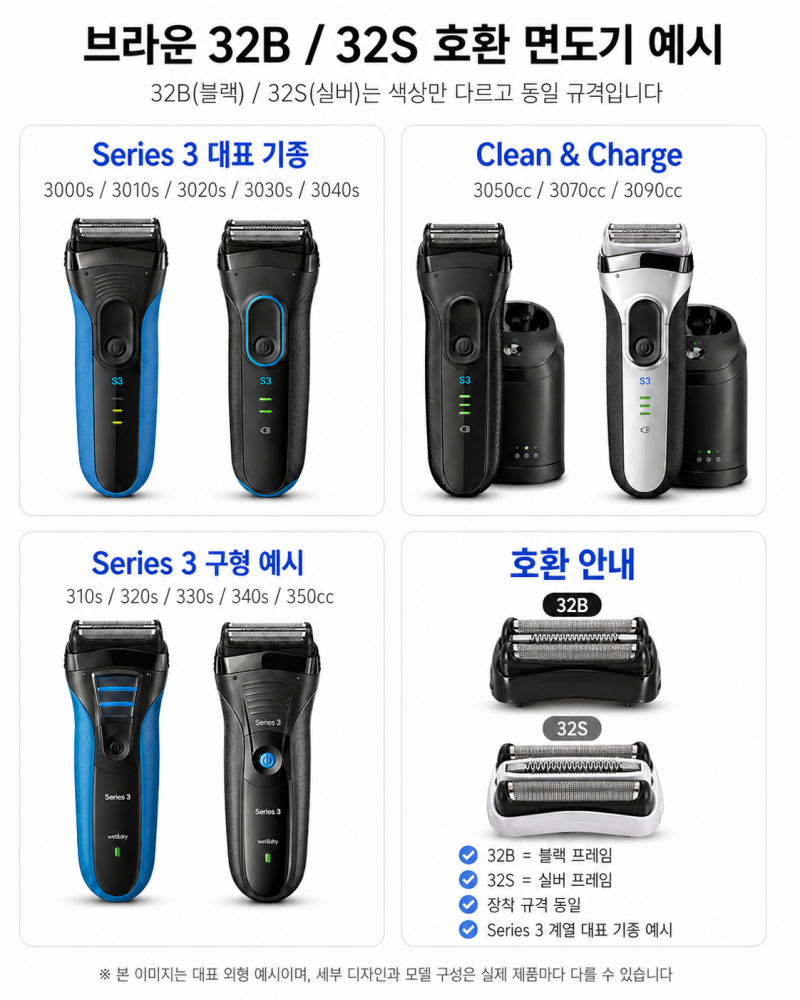 브라운 32B 면도날 직접 써보니 솔직한 사용기