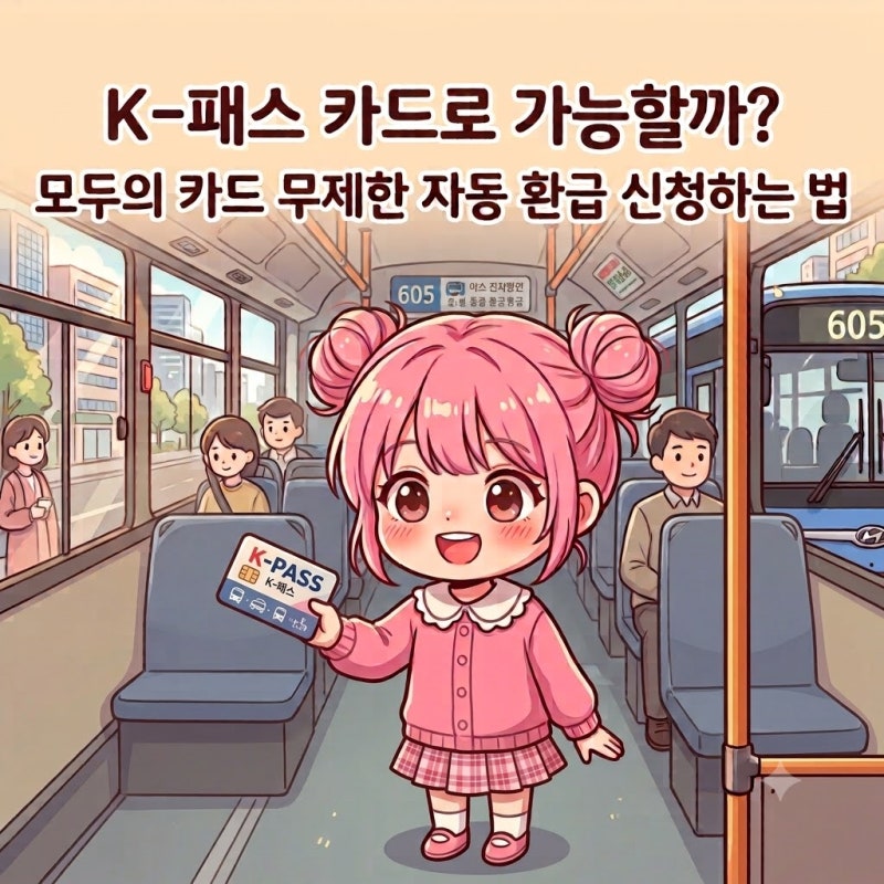K-패스 카드로 가능할까? 모두의 카드 무제한 환급 신청하는 법