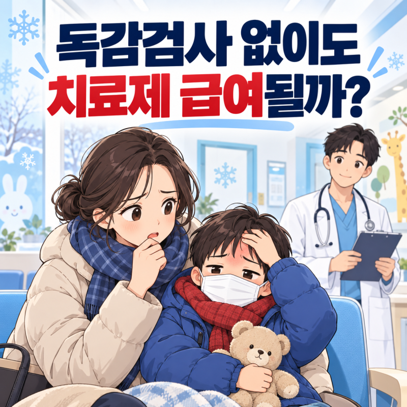 독감 유행주의보 발령｜검사 없이 치료제 건강보험 되는 사람은?
