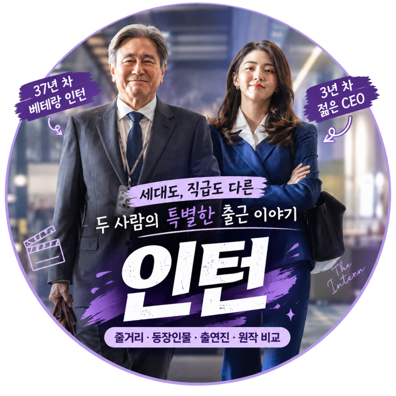 한국판 영화 《인턴》 줄거리·등장인물·출연진 총정리｜최민식·한소희, 원작과 뭐가 다를....