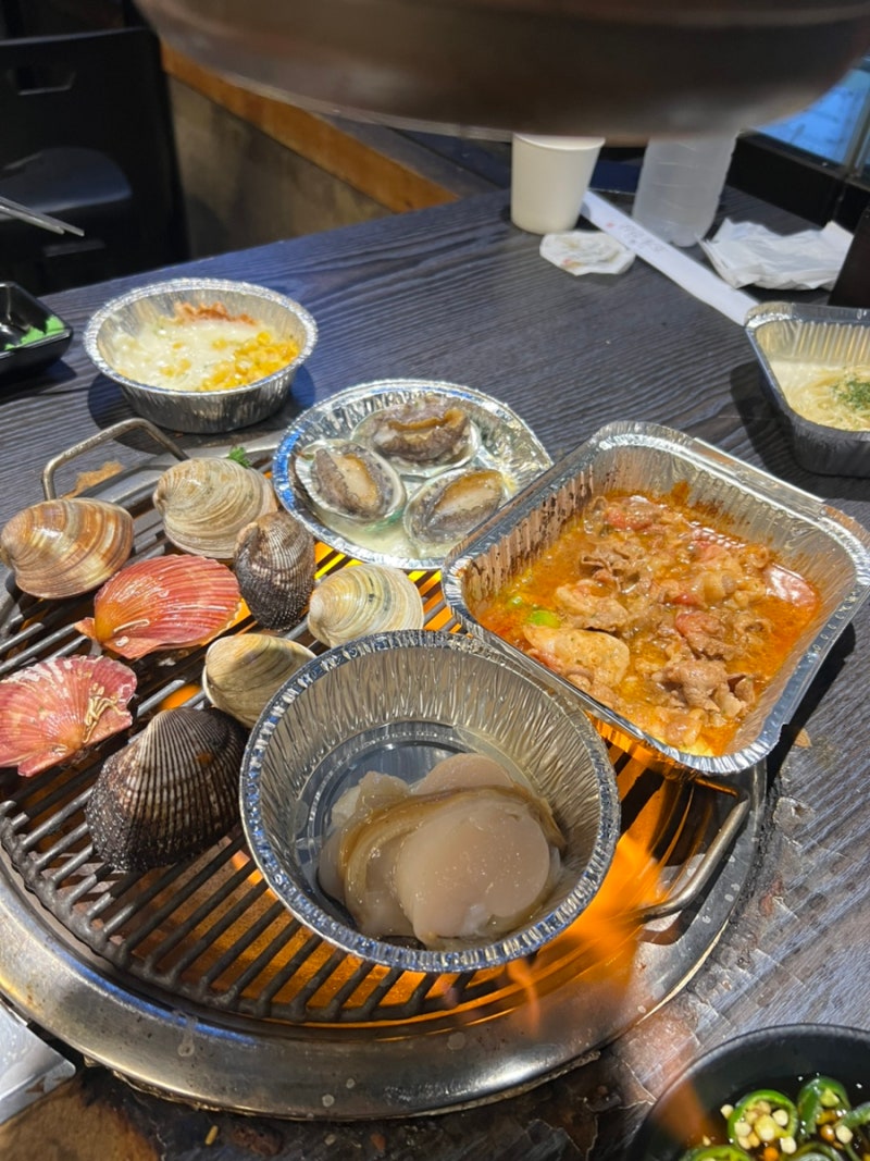 광안리 애견동반 식당 광안리 바닷가뷰✨️ '조개한상 광안본점' 광안리조개구이무한리필