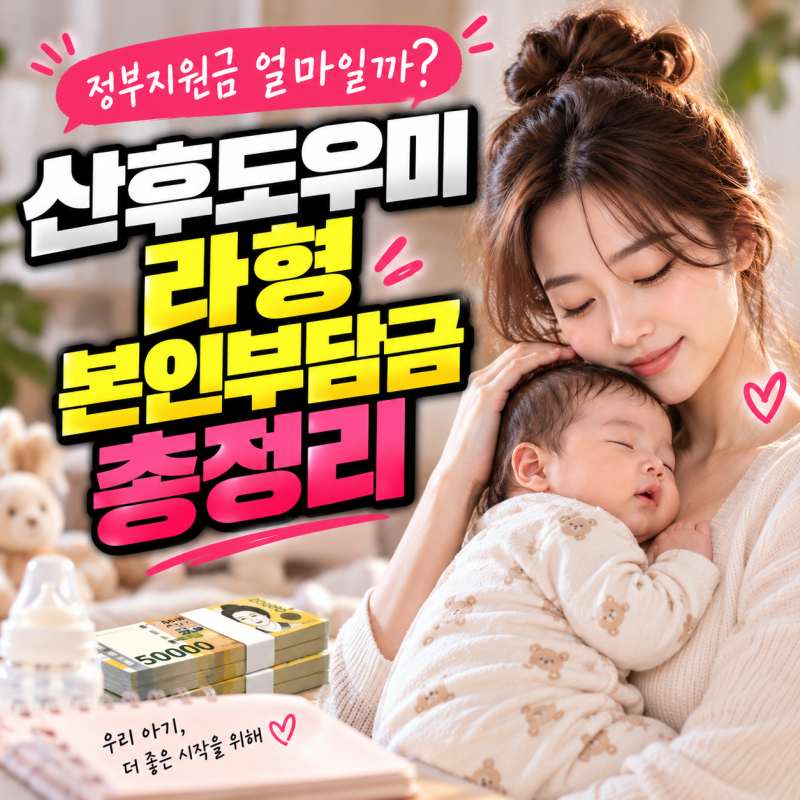 산후도우미 라형 본인부담금 총정리, 지원금과 실제 비용까지 한눈에