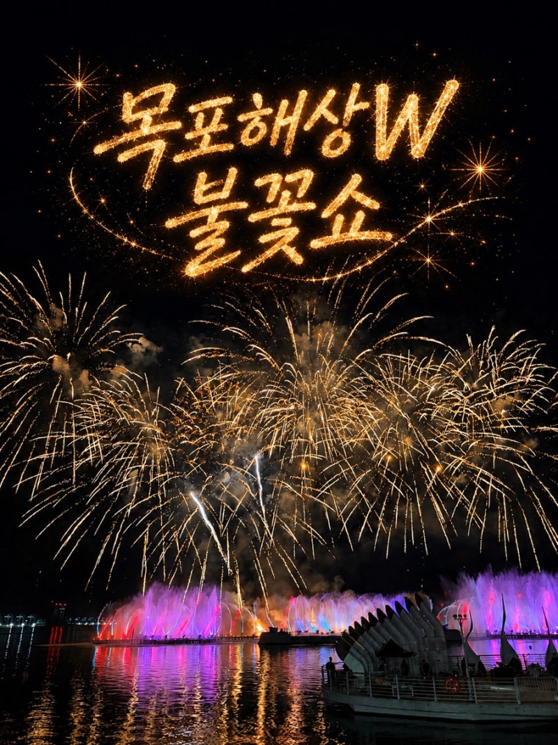 2026 목포해상W쇼 목포평화광장 불꽃축제 9월 불꽃쇼 주차 준비물 공연정보
