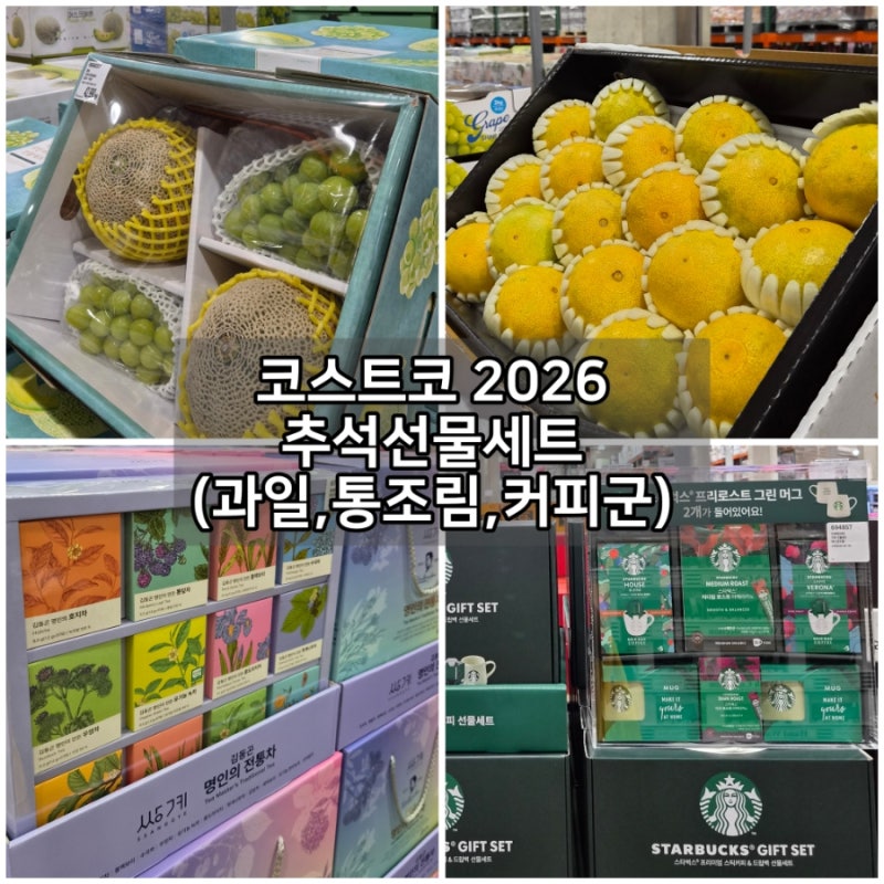 코스트코 2026 추석선물세트 - 과일선물세트/통조림선물세트/커피차류 선물세트