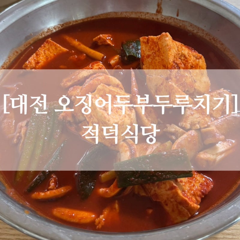 대전 전현무계획 오상욱 현지인 추천 오징어 두부두루치기 맛집, 적덕식당