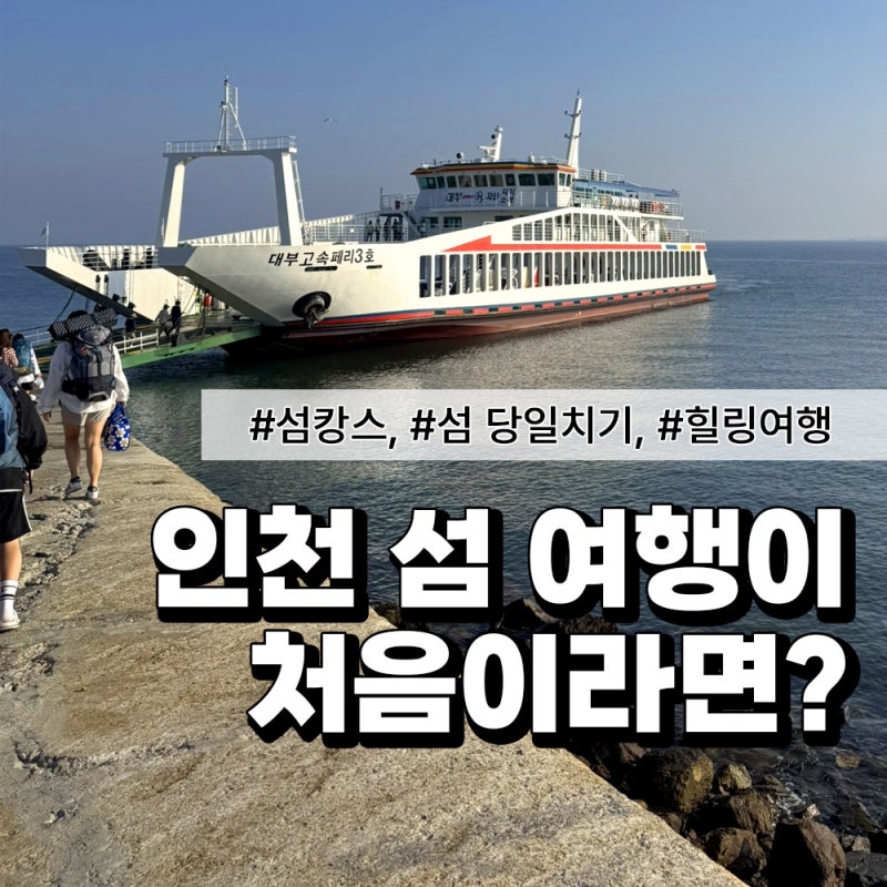 인천 섬 여행 처음이라면? 인천여객터미널 이용방법부터 배 예매까지