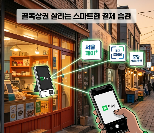 지갑 없는 생활! 네이버페이 지역화폐(서울페이, 대구로페이) QR 결제 연동 시작