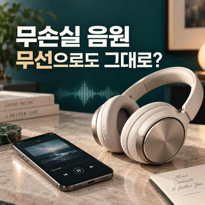 무손실 음원, 블루투스 이어폰에서도 그대로 들릴까?