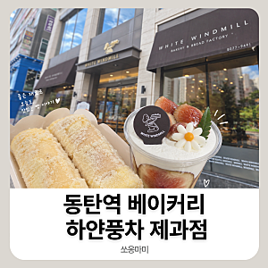 동탄역 빵집 하얀풍차제과점 | BEST 메뉴 솔직후기·50% 상품권 행사