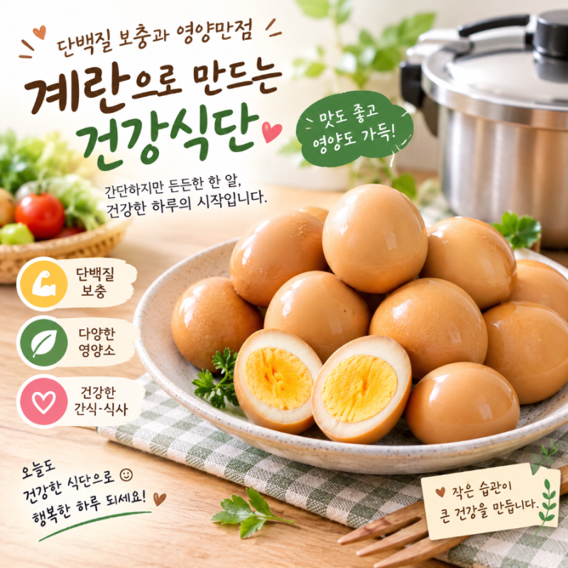 압력솥 구운계란 만들기｜간단한 건강식단, 집에서 촉촉한 구운계란 만드는 법