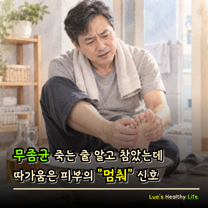따가우면 효과 있다 vs 피부 자극이다? 무좀, 식초 족욕의 진실