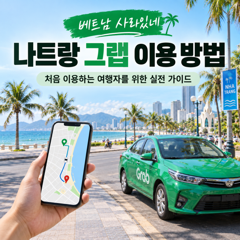 나트랑 그랩 이용 방법｜공항·시내 호출부터 결제까지 초보자 가이드