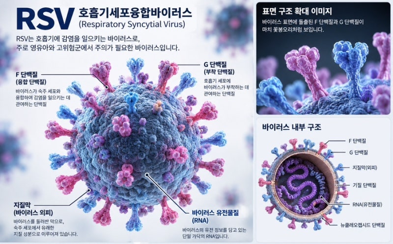 감기인 줄 알았는데 숨이 쌕쌕? RSV 증상부터 전염·예방까지 쉽게 알아보기
