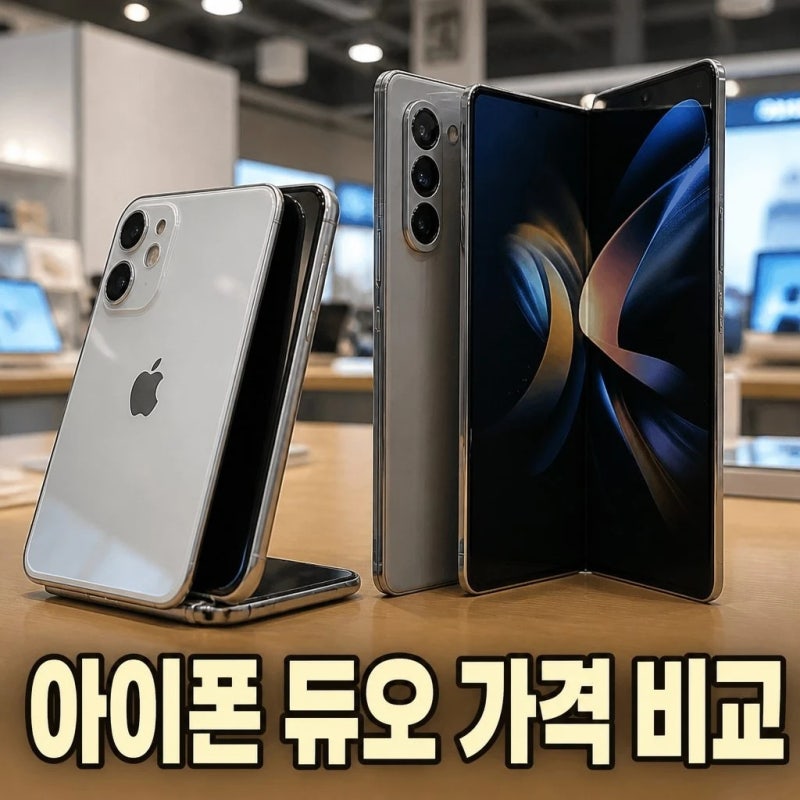 아이폰 듀오 가격 300만원대 갤폴드8보다 비쌀까