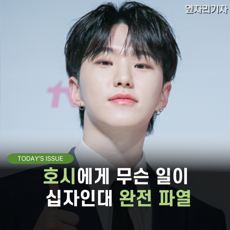 태권도 시범까지 준비하던 세븐틴 호시...알고보니 다리 상태가 "이정도?"