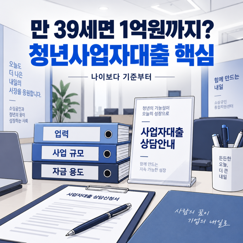 “만 39세면 1억원까지 된다고?” 청년사업자대출에 사장님들 몰리는 이유