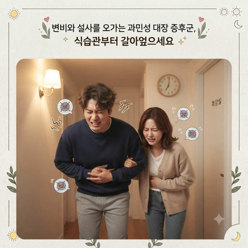 변비와 설사를 반복하는 과민성 대장 증후군 탈출하는 식습관 총정리