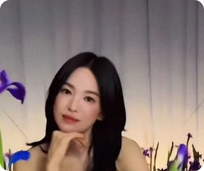 송혜교 변신 중단발 턱선 어깨선 사진 각도
