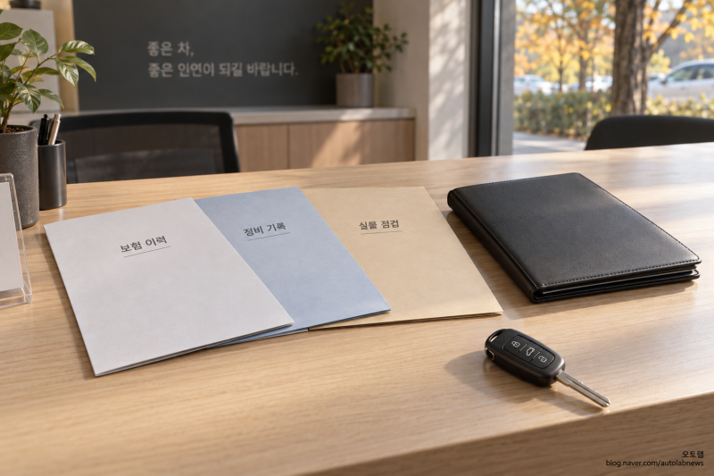 중고차 보험이력 없는데, 정비 기록은 왜 따로 봐야 할까?